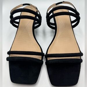 Alfani Paulina Strappy Kitten Heel Black 9M